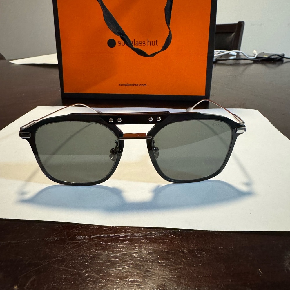 RIMOWA Black Sunglasses with Silver Accents